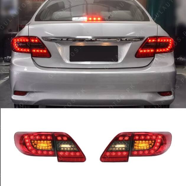 Toyota Corolla Eagle Eyes Red Smoke LED Back Light 2012-2014