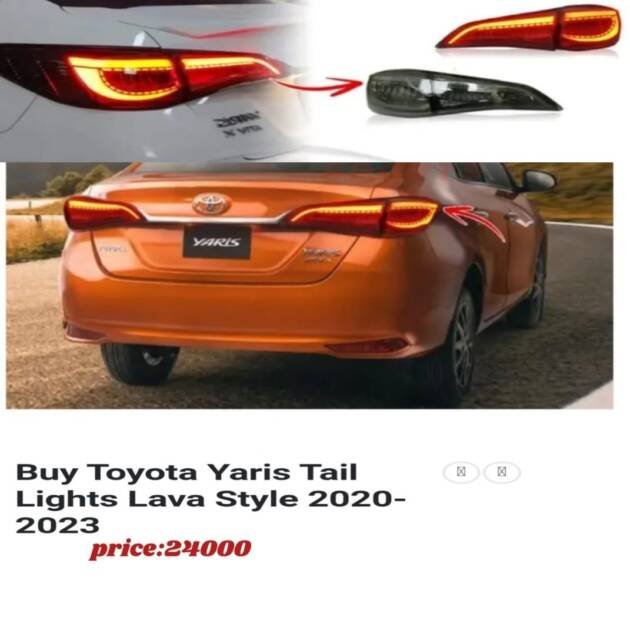 Buy Toyota yaris tali light lava style 2020 2023