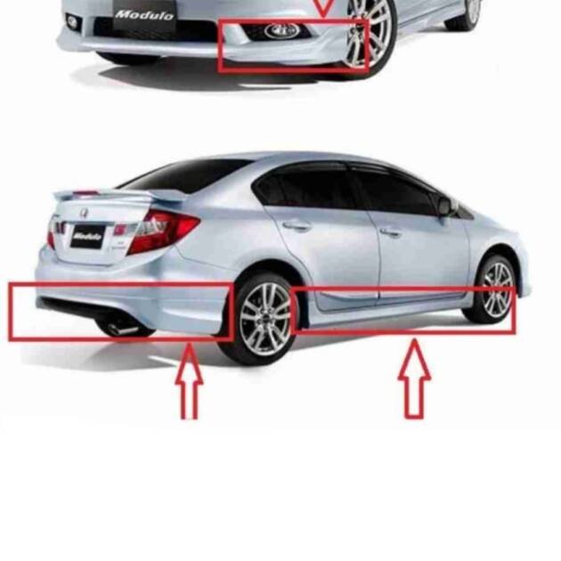 HONDA CIVIC 2012 TO 2015 BODY KIT MODULO STYLE