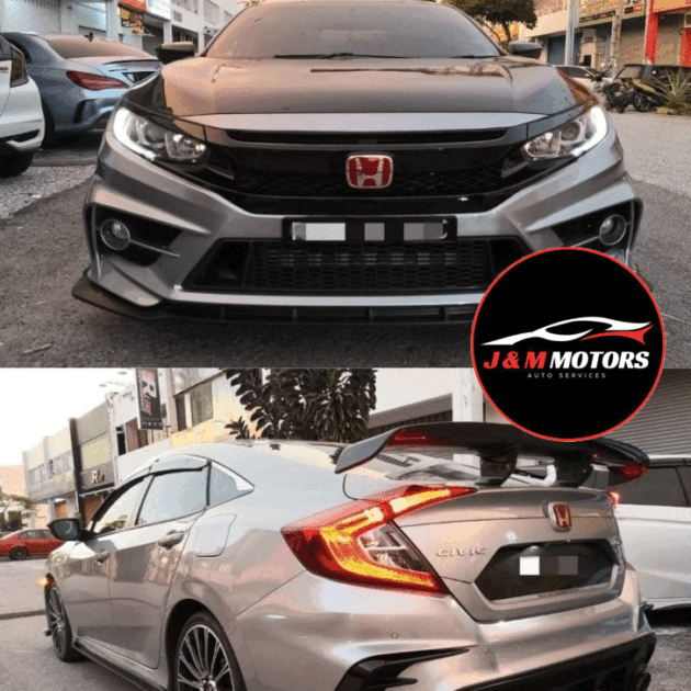 Honda X bumper front back