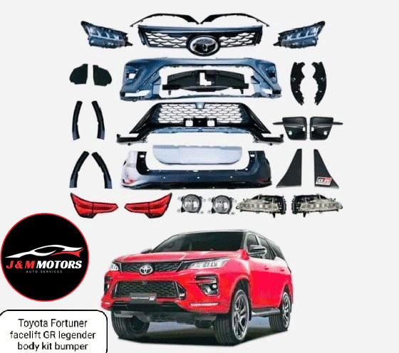 Toyota Fortuner facelift GR legender body kit front bumper convert 2016 2026